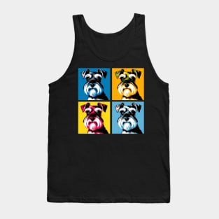 Miniature Schnauzer Pop Art - Dog Lover Gifts Tank Top